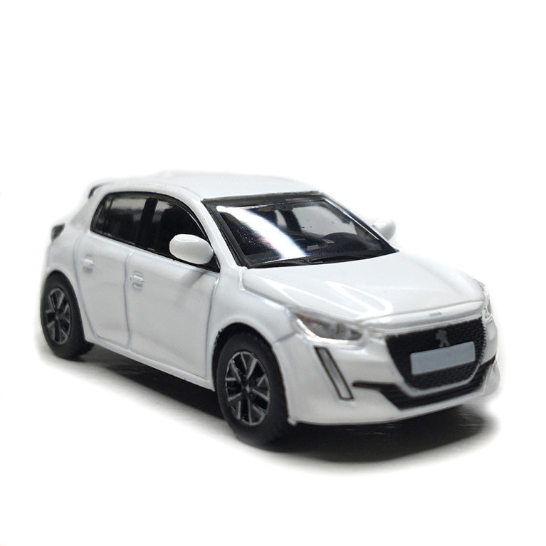 Peugeot 208, blanc, 2019 - SAI 6640 - HO 1/87