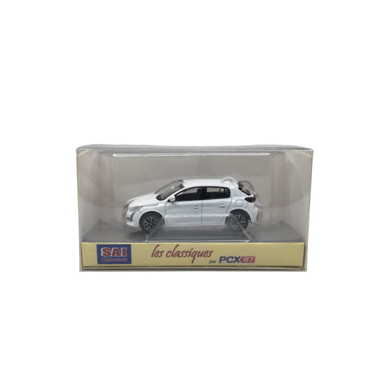 Peugeot 208, blanc, 2019 - SAI 6640 - HO 1/87