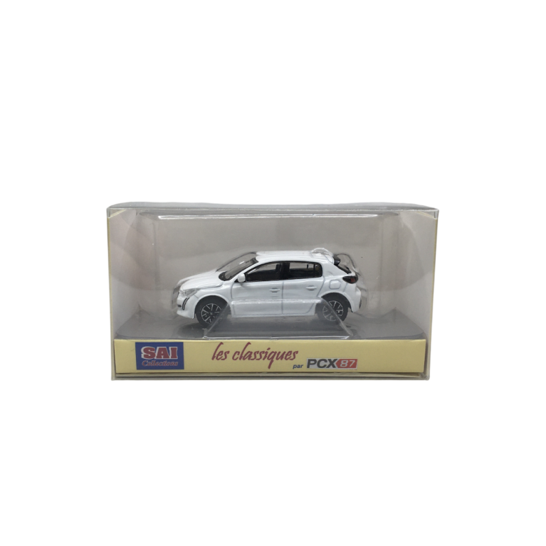 Peugeot 208, blanc, 2019 - SAI 6640 - HO 1/87