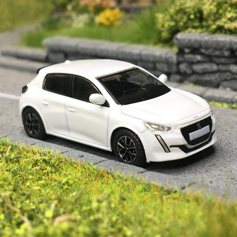 Peugeot 208, blanc, 2019 - SAI 6640 - HO 1/87