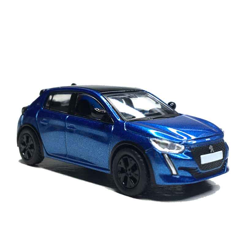 Peugeot 208 II, phase 1, bleu métallisé, 2019 - SAI 6641 - HO 1/87