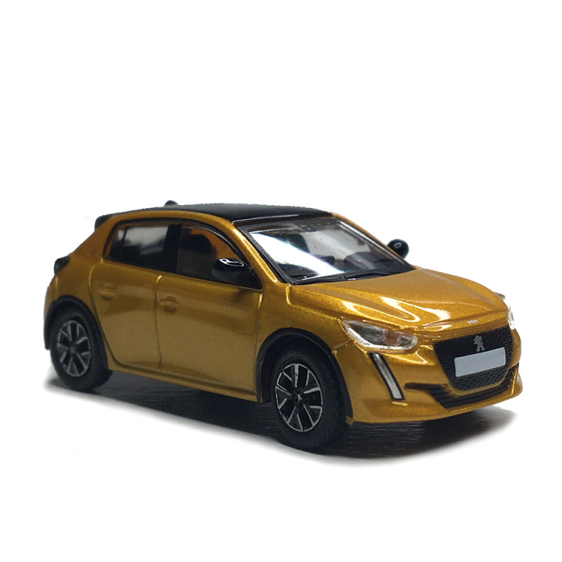 Peugeot 208 II, phase 1, jaune métallisé, 2019 - SAI 6643 - HO 1/87