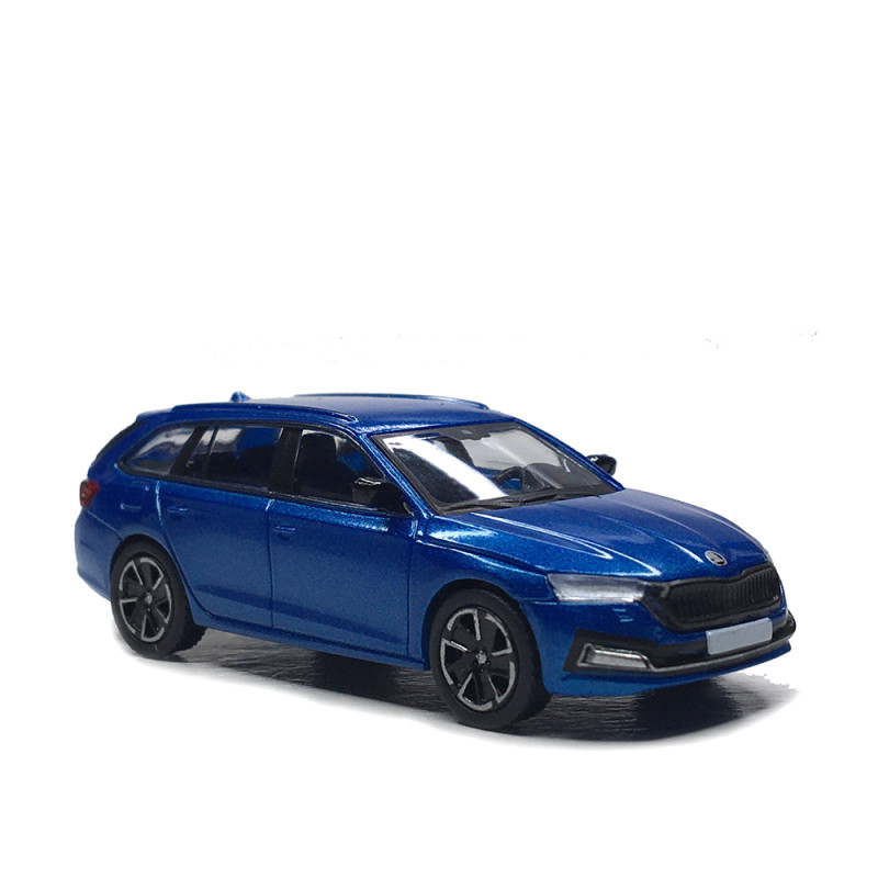 Skoda Octavia IV Combi, bleu métallisé, 2020 - PCX 870598 - HO 1/87
