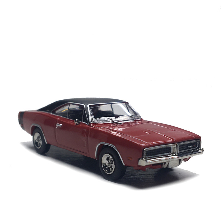 Dodge Charger R/T, rouge, noir, 1969 - BREKINA 18003 - HO 1/87