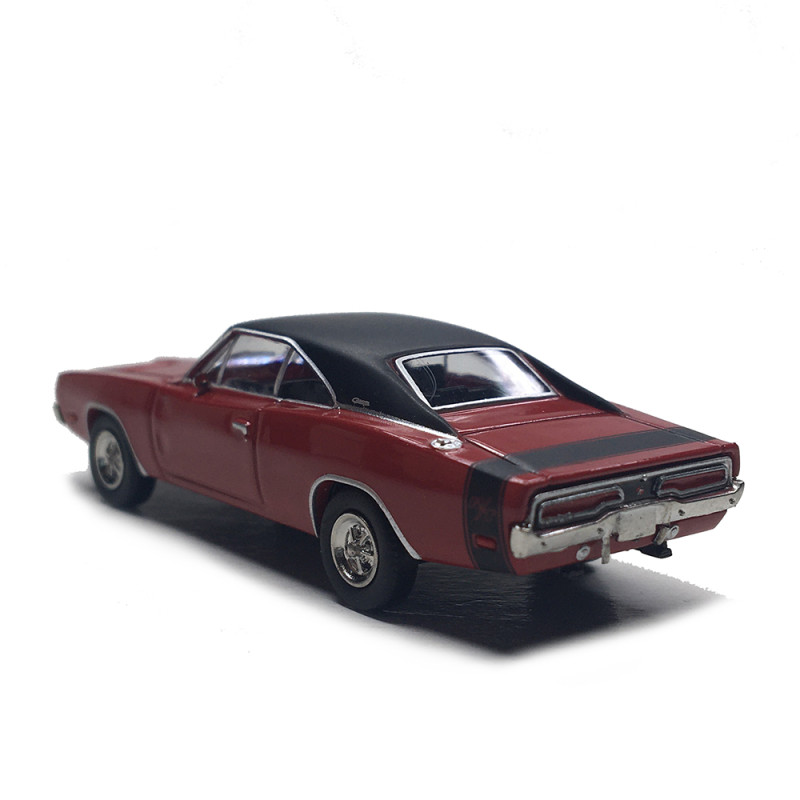 Dodge Charger R/T, rouge, noir, 1969 - BREKINA 18003 - HO 1/87
