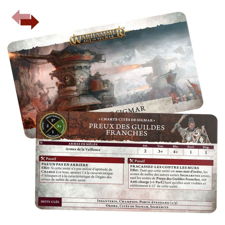 Warhammer Age of Sigmar, Cartes de Charte, Cities of Sigmar - WARHAMMER 01050202001 86-48