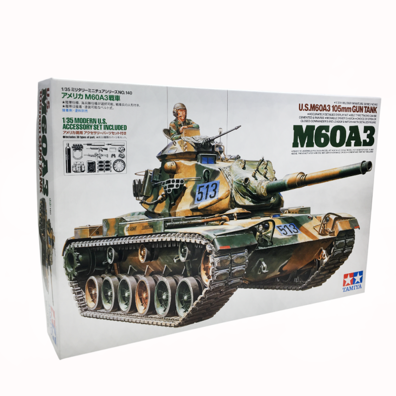 M60A3, Char d'assaut américain, canon de 105mm - TAMIYA 35140 - 1/35
