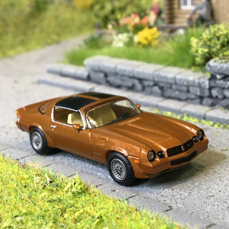 Chevrolet Camaro, marron, 1980 - BREKINA 18052 - HO 1/87