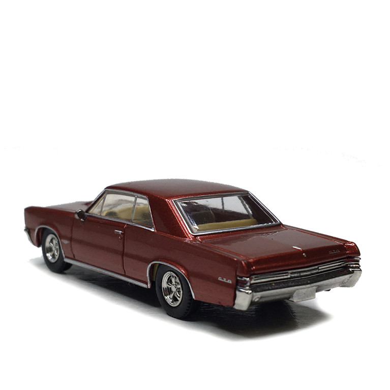 Pontiac GTO, coupé, rouge métallisé, 1965 - BREKINA 18101- HO 1/87