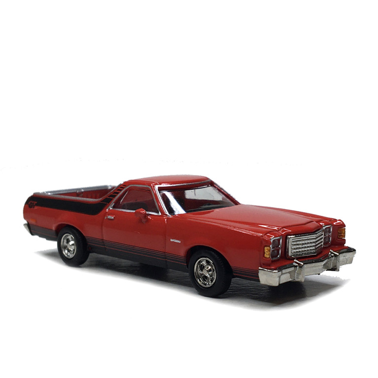 Ford Ranchero GT, rouge, noir, 1977 - BREKINA 18225 - HO 1/87