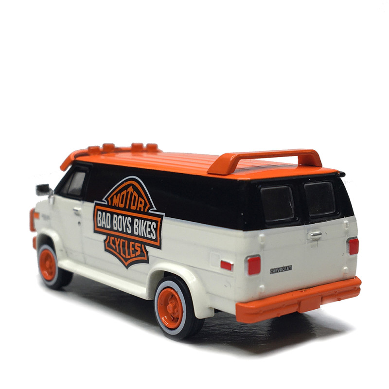 Chevrolet G20, Bad boys bikes, 1983 - BREKINA 18260 - HO 1/87