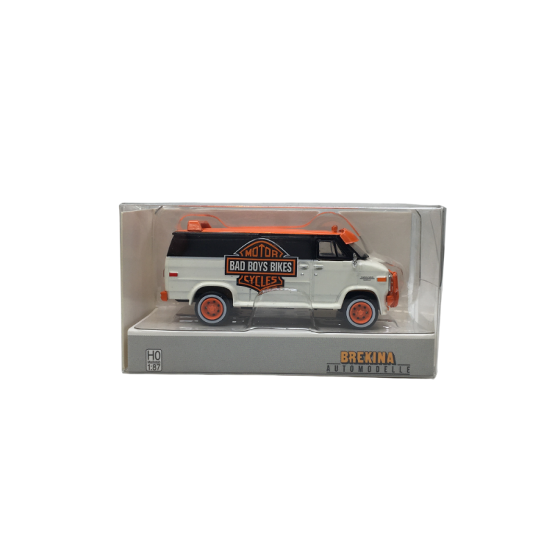 Chevrolet G20, Bad boys bikes, 1983 - BREKINA 18260 - HO 1/87