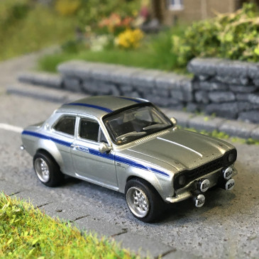 Ford Escort MKI RS 1600, Mexico, argent, 1970 - BREKINA 19072 - HO 1/87