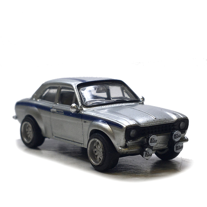 Ford Escort MKI RS 1600, Mexico, argent, 1970 - BREKINA 19072 - HO 1/87
