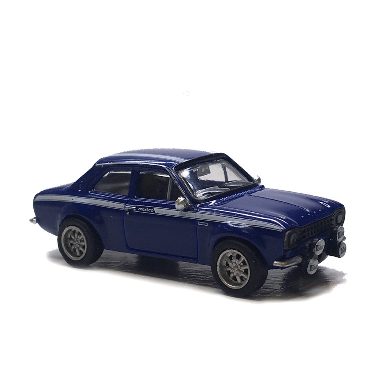 Ford Escort MKI RS 1600, Mexico, bleu, 1970 - BREKINA 19073 - HO 1/87