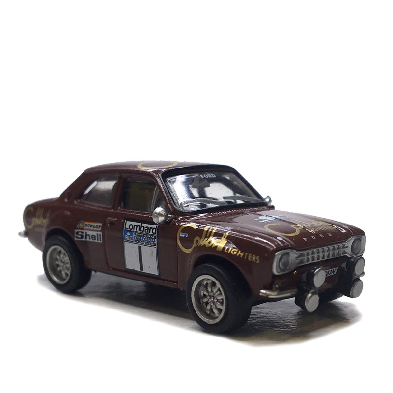 Ford Escort MKI RS 1600,Rallye RAC Daily Lombard, 1974, n1, Timo Mäkinen, Henry Liddon - BREKINA 19078 - HO 1/87