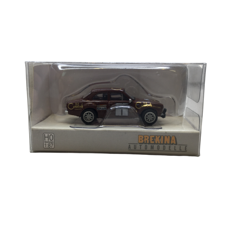 Ford Escort MKI RS 1600,Rallye RAC Daily Lombard, 1974, n1, Timo Mäkinen, Henry Liddon - BREKINA 19078 - HO 1/87