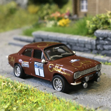Ford Escort MKI RS 1600,Rallye RAC Daily Lombard, 1974, n1, Timo Mäkinen, Henry Liddon - BREKINA 19078 - HO 1/87