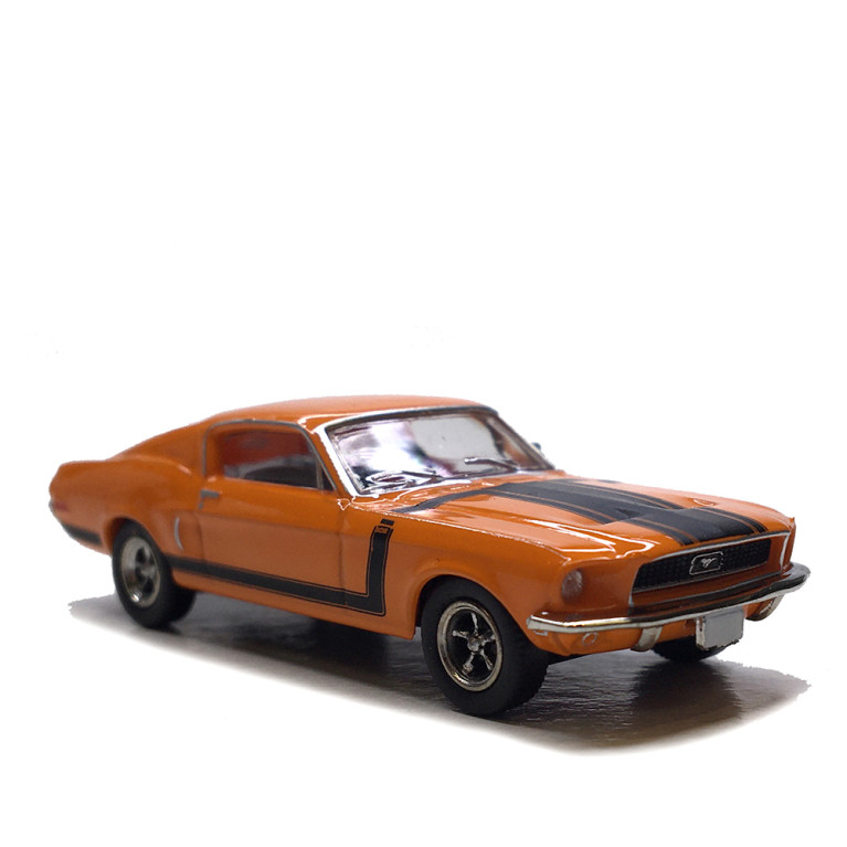 Ford Mustang Fastback, orange, noir, 1968 - BREKINA 19616 - HO 1/87