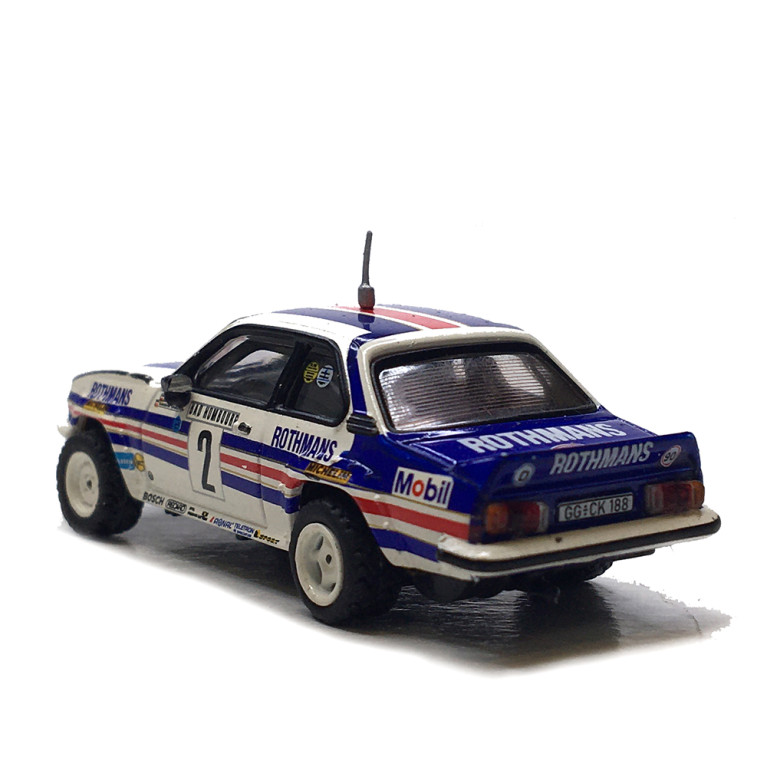 Opel Ascona B 400, n2, Rallye Monte Carlo, 1982, Walter Röhri, Christian Geitsdörfer - BREKINA 20774 - HO 1/87