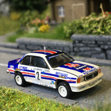 Opel Ascona B 400, n2, Rallye Monte Carlo, 1982, Walter Röhri, Christian Geitsdörfer - BREKINA 20774 - HO 1/87