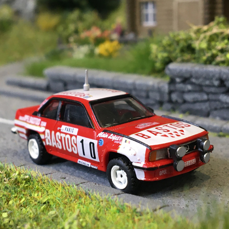 Opel Ascona B 400, n10, Rallye Monte Carlo, 1982, Guy Colsoul, Alain Lopes - BREKINA 20776 - HO 1/87