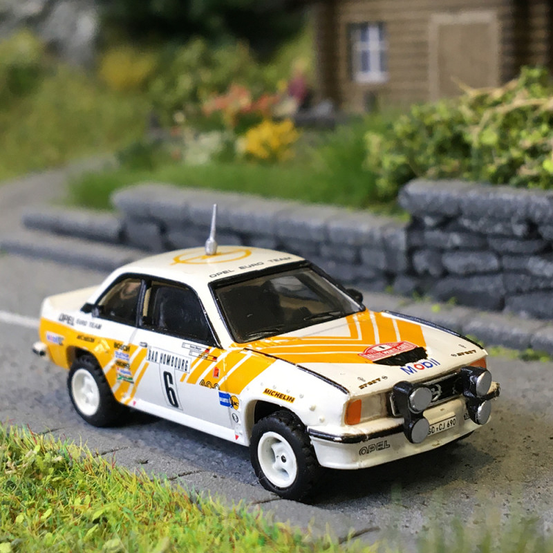 Opel Ascona B 400, n6, Rallye Monte Carlo, 1981, Jochi Kleint, Gunter Wanger - BREKINA 20777 - HO 1/87