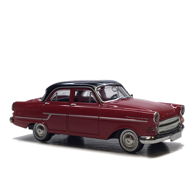 Opel Kapitän P2.6, rouge, noir, 1959 - BREKINA 20888 - HO 1/87