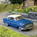 Opel Kapitän, bleu, blanc, 1956 - BREKINA 20888- HO 1/87