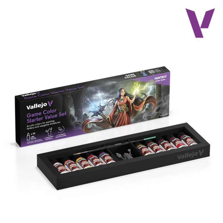 Set Game Color 10x18ml - Fantasy Color Series - VALLEJO 72.215