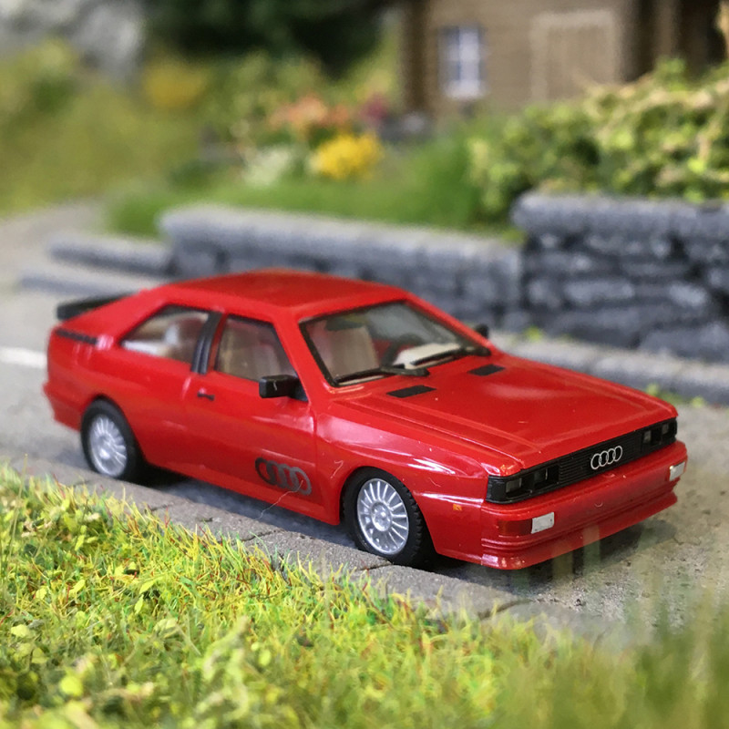 Audi Ur-Quattro, rouge - HERPA 023337 - HO 1/87