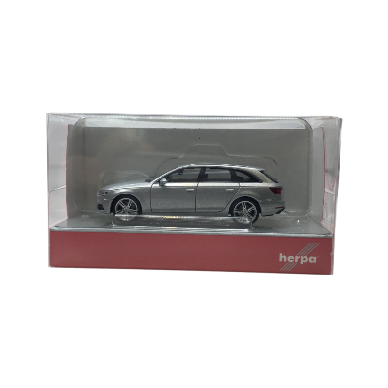 Audi A4 Avant, argent - HERPA 038577-005 - HO 1/87