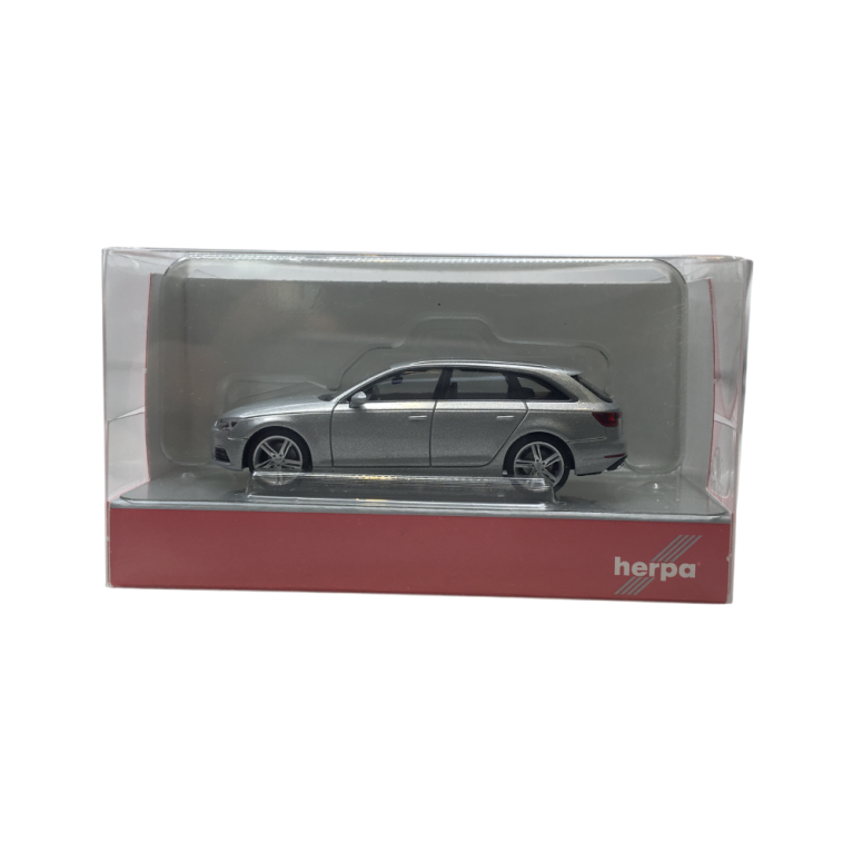 Audi A4 Avant, argent - HERPA 038577-005 - HO 1/87
