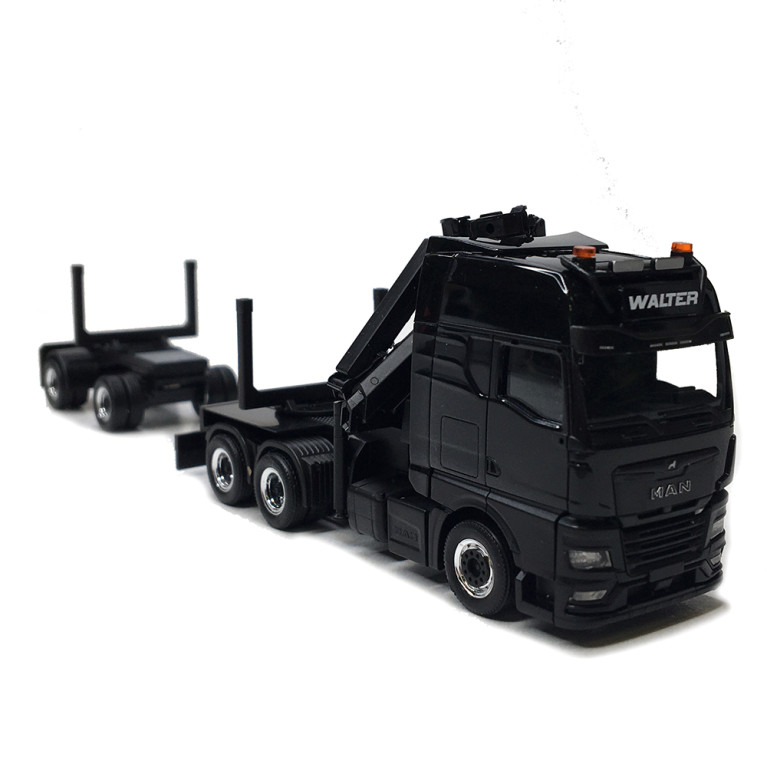 MAN TGX GX, Camion forestier long, Walter Holztransporte - HERPA 320580 - HO 1/87