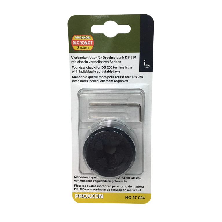 Mandrin à 4 mors pour DB 250 - PROXXON 27024