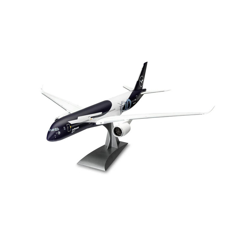 Coffret model set avec peinture, A350-900 Lufthansa 100 ans - REVELL 05612 - 1/144