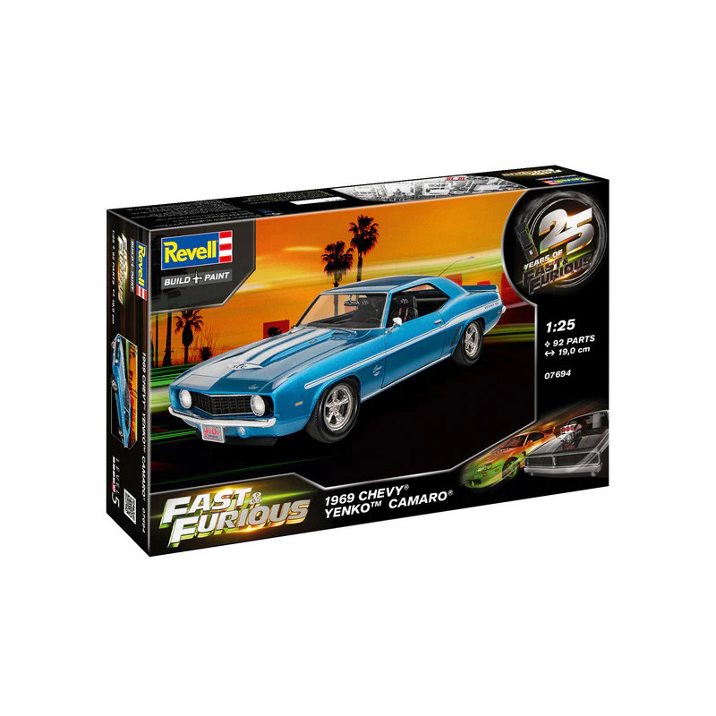 Chevrolet Camaro, Yenko 1969, Fast & Furious - REVELL 07694 - 1/25
