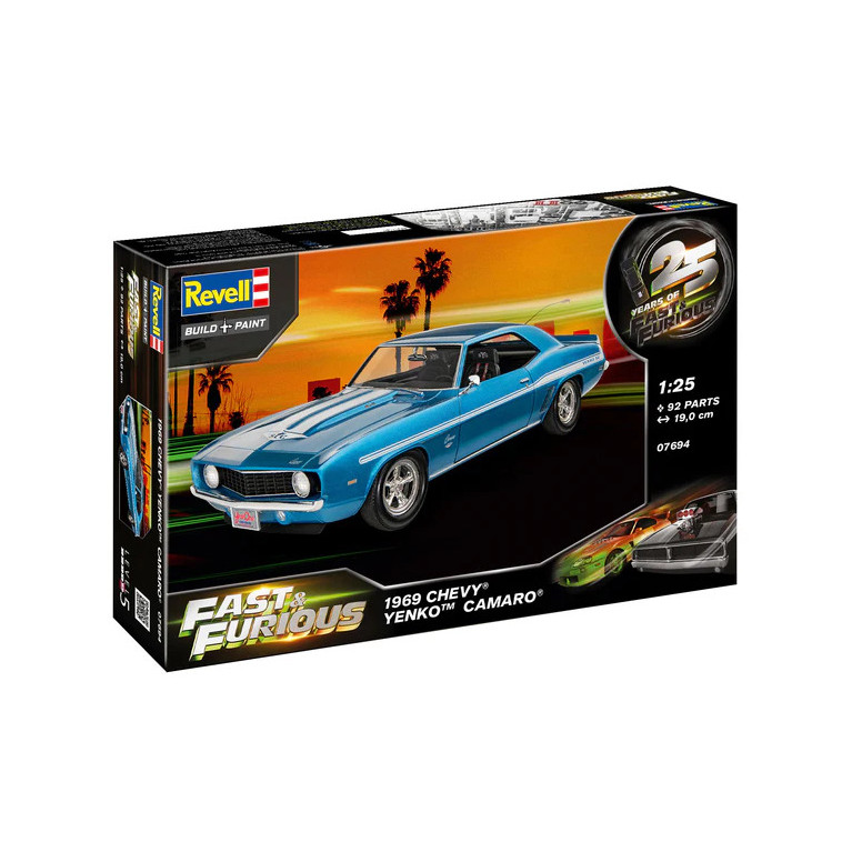 Chevrolet Camaro, Yenko 1969, Fast & Furious - REVELL 07694 - 1/25