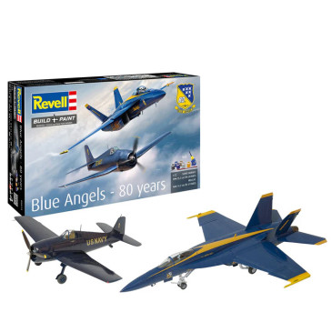 Coffret model set, Blue Angels, 80 ans - REVELL 05613 - 1/72
