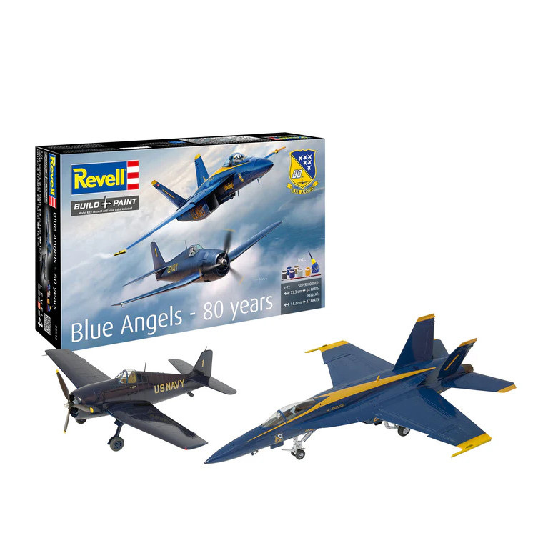 Coffret model set, Blue Angels, 80 ans - REVELL 05613 - 1/72