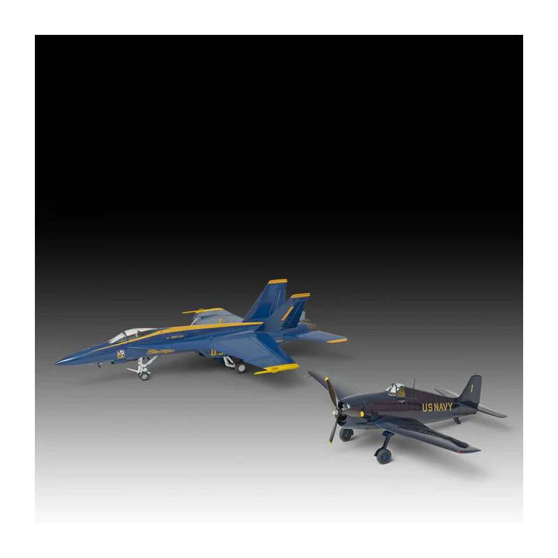 Coffret model set, Blue Angels, 80 ans - REVELL 05613 - 1/72