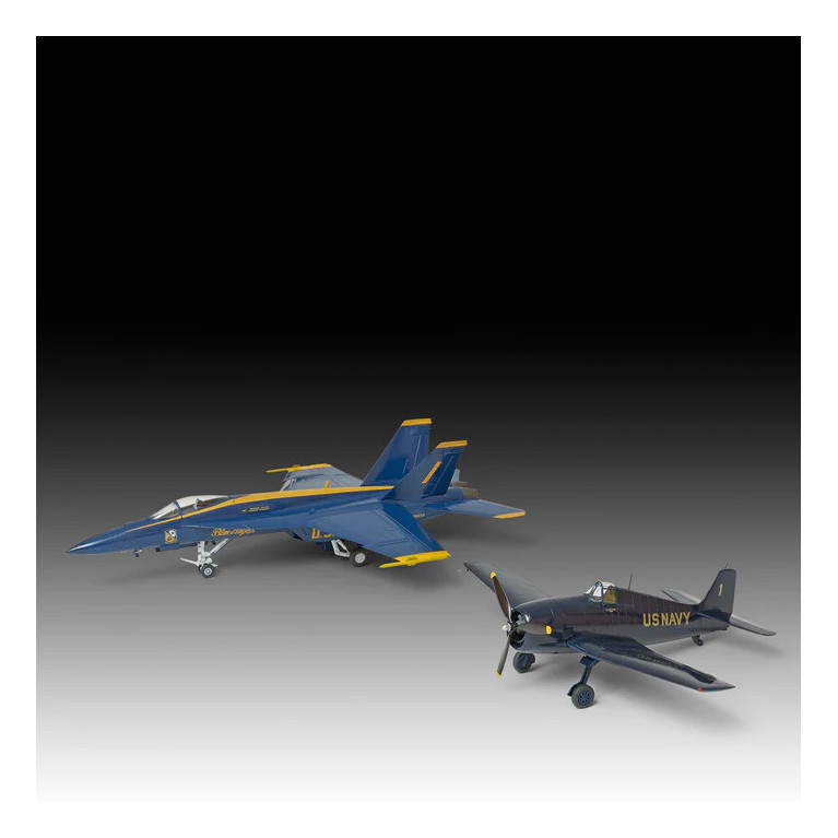 Coffret model set, Blue Angels, 80 ans - REVELL 05613 - 1/72
