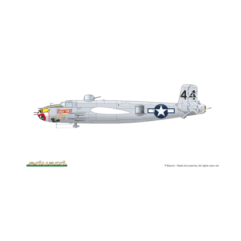 Strafer B-25J Mitchell Gunship - EDUARD 548001 - 1/48