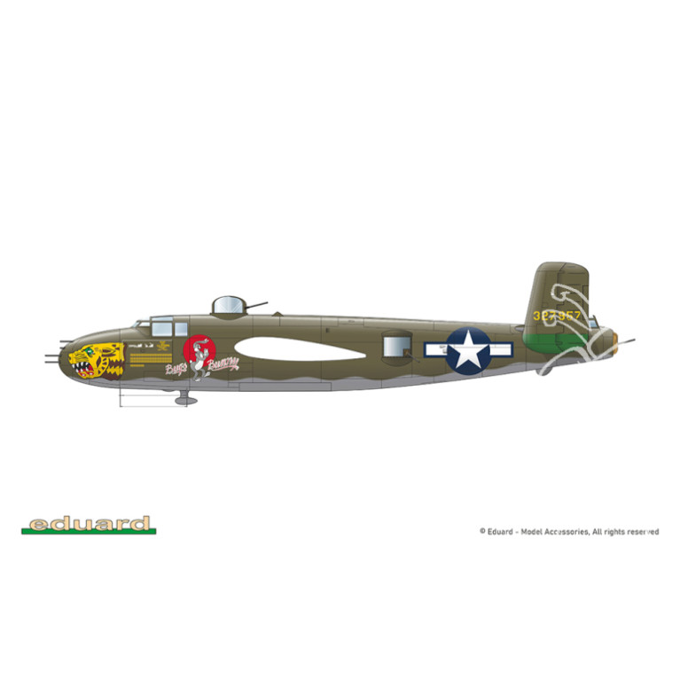 Strafer B-25J Mitchell Gunship - EDUARD 548001 - 1/48