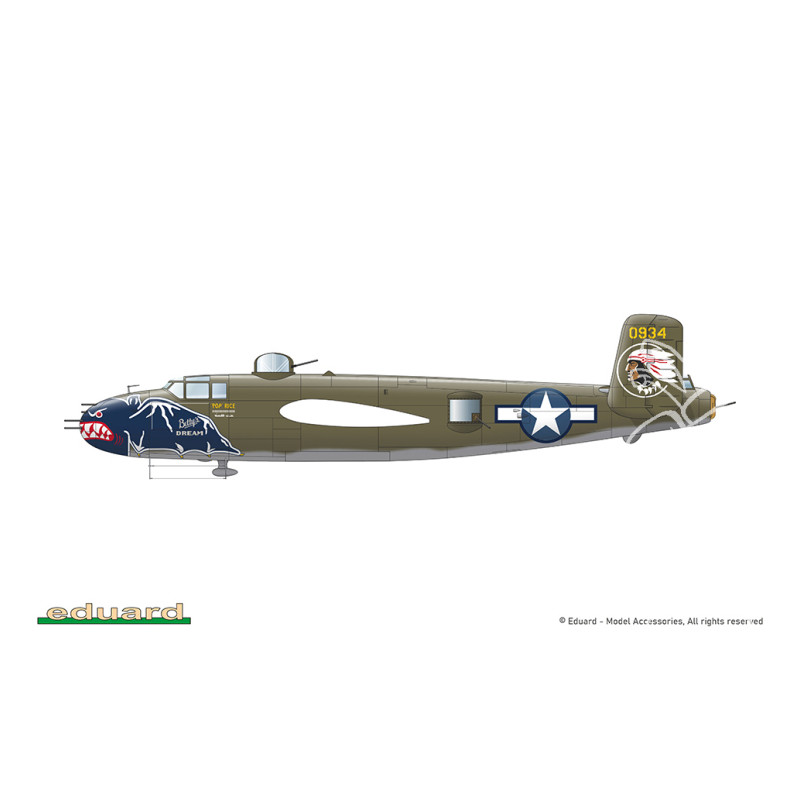 Strafer B-25J Mitchell Gunship - EDUARD 548001 - 1/48