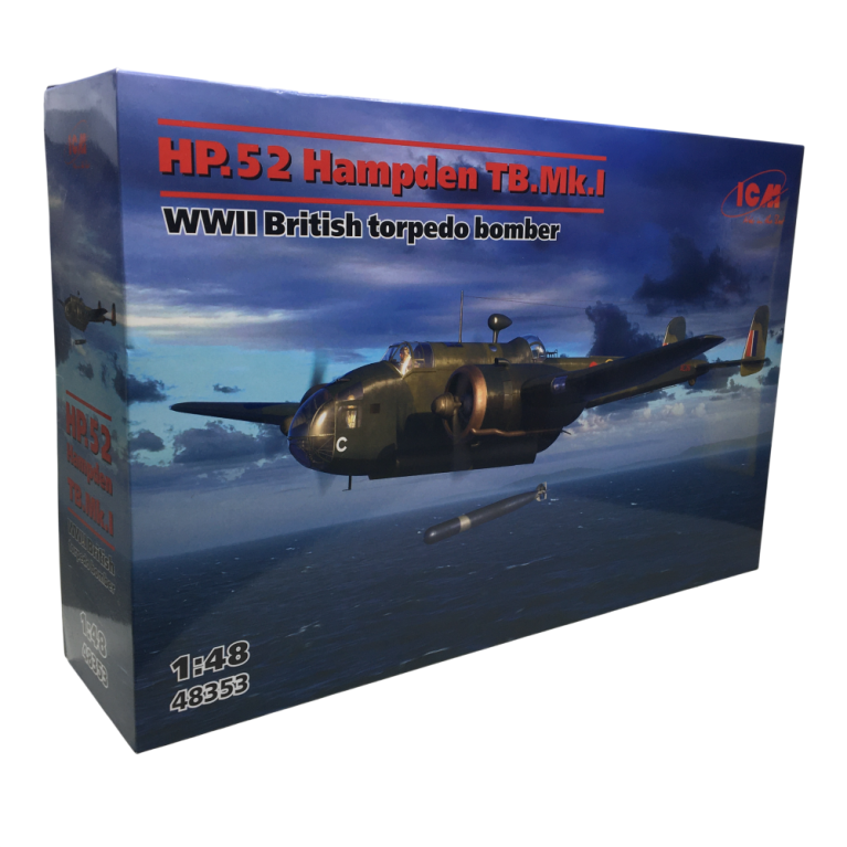 Bombardier britannique, HP.52 Hampden TB.Mk.I - ICM 48353 - 1/48