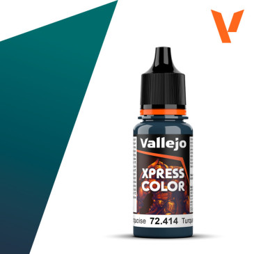 Turquoise des Caraïbes N°150 - 18 ml Xpress Color - VALLEJO 72.414