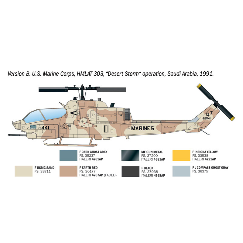 AH-1W Super Cobra - ITALERI 90160 - 1/72