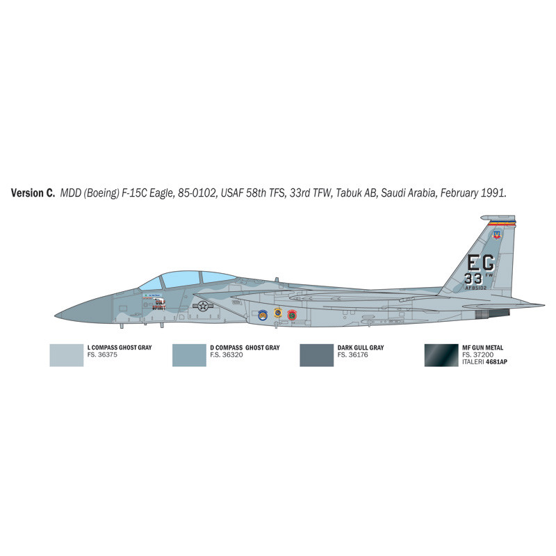 F-15C Eagle - ITALERI 92763 - 1/48
