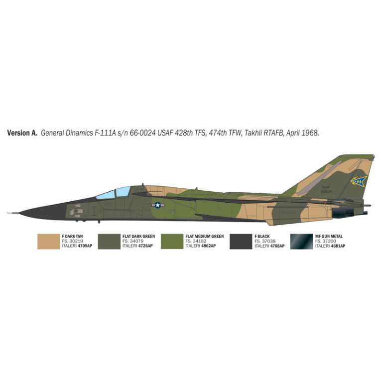 F-111A Aardvark - ITALERI 91232 - 1/72
